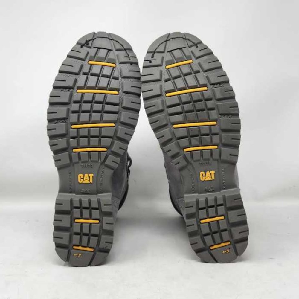 Women's 11 Cat Footwear Caterpillar Echo waterproof steel toe grey work boots - Picture 15 of 15
